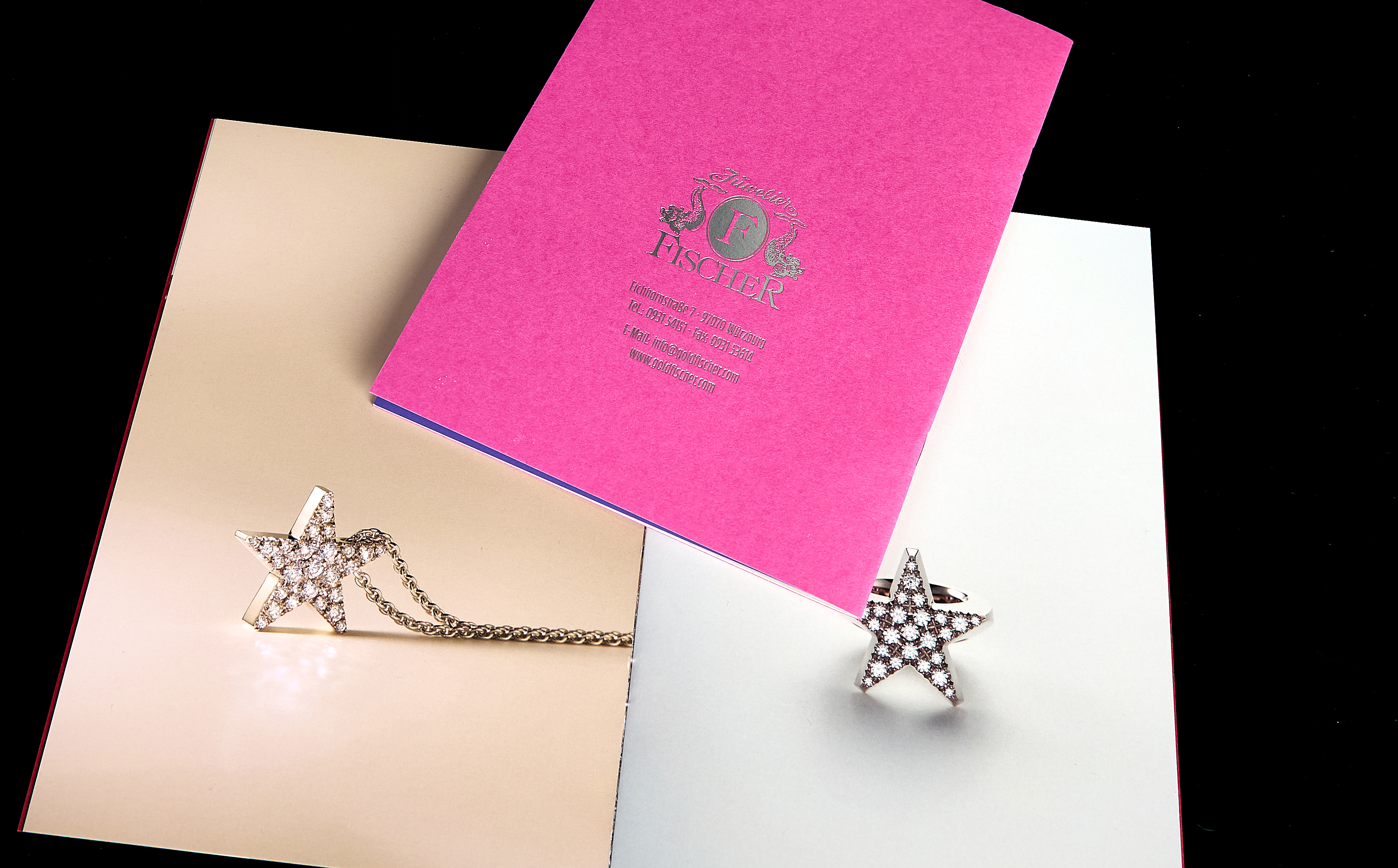 veredelte Broschüre für Fischer in Würzburg